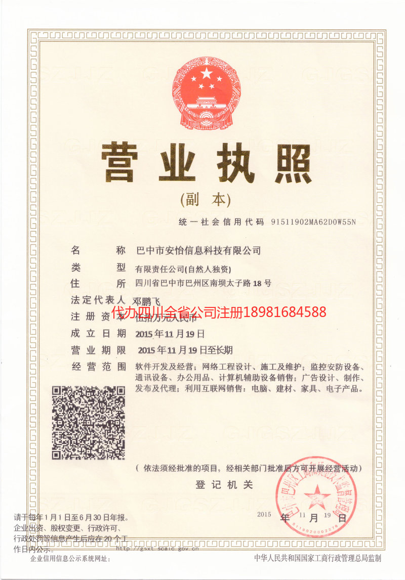 岳阳岳阳安怡信息科技有限公司