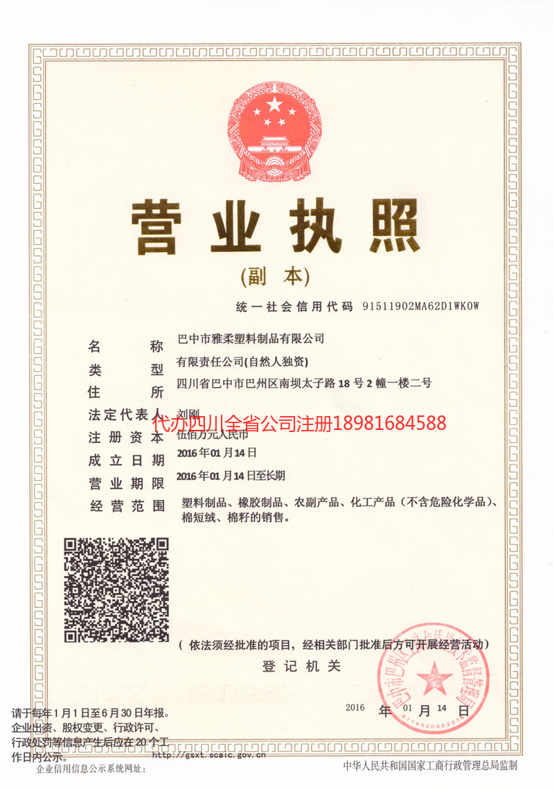 岳阳岳阳雅柔塑料制品有限公司